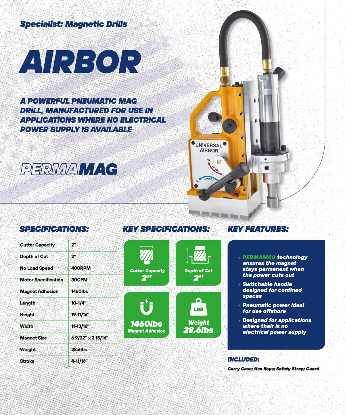 AIRBOR | Powerful Pneumatic Drilling Unibor
