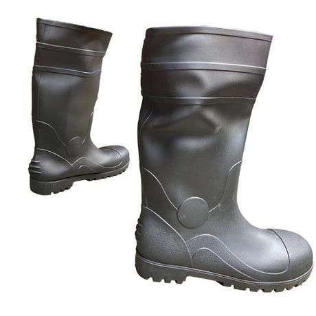 PVC Steel Toe Boots Nikon