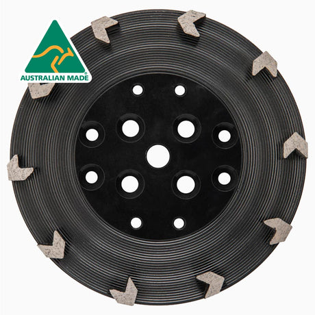 10” Grinding Plates - Arrow Segments BT250ABA10-10 Syntec Diamond Tools 10 Hard