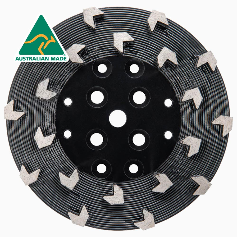 10” Grinding Plates - Arrow Segments BT250ABA10-20 Syntec Diamond Tools 20 Hard