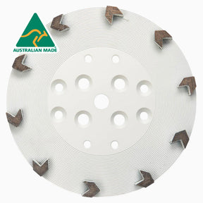 10” Grinding Plates - Arrow Segments BT250GPA10-10 Syntec Diamond Tools 10 Medium