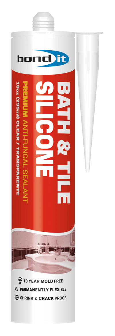 Bath & Tile Silicone - Case of 12 Bond It