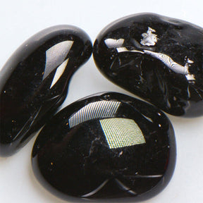 Jelly Bean Glass - Medium Size - Fire Glass JBLACKLM-1 American Specialty Glass Black Licorice 1 LB