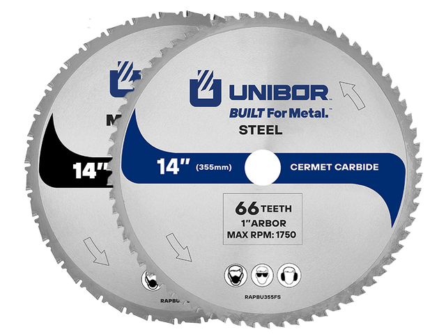 Metal Cutting Saw Blades - Pack of 10 Unibor