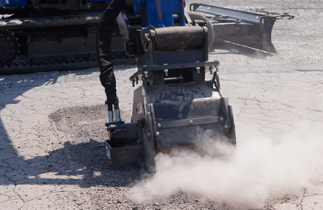 Mini Excavator Cold Planer Blue Diamond Attachments