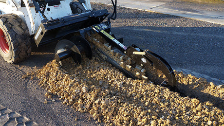 Blue Diamond Skid Steer Trencher - Heavy Duty Blue Diamond Attachments