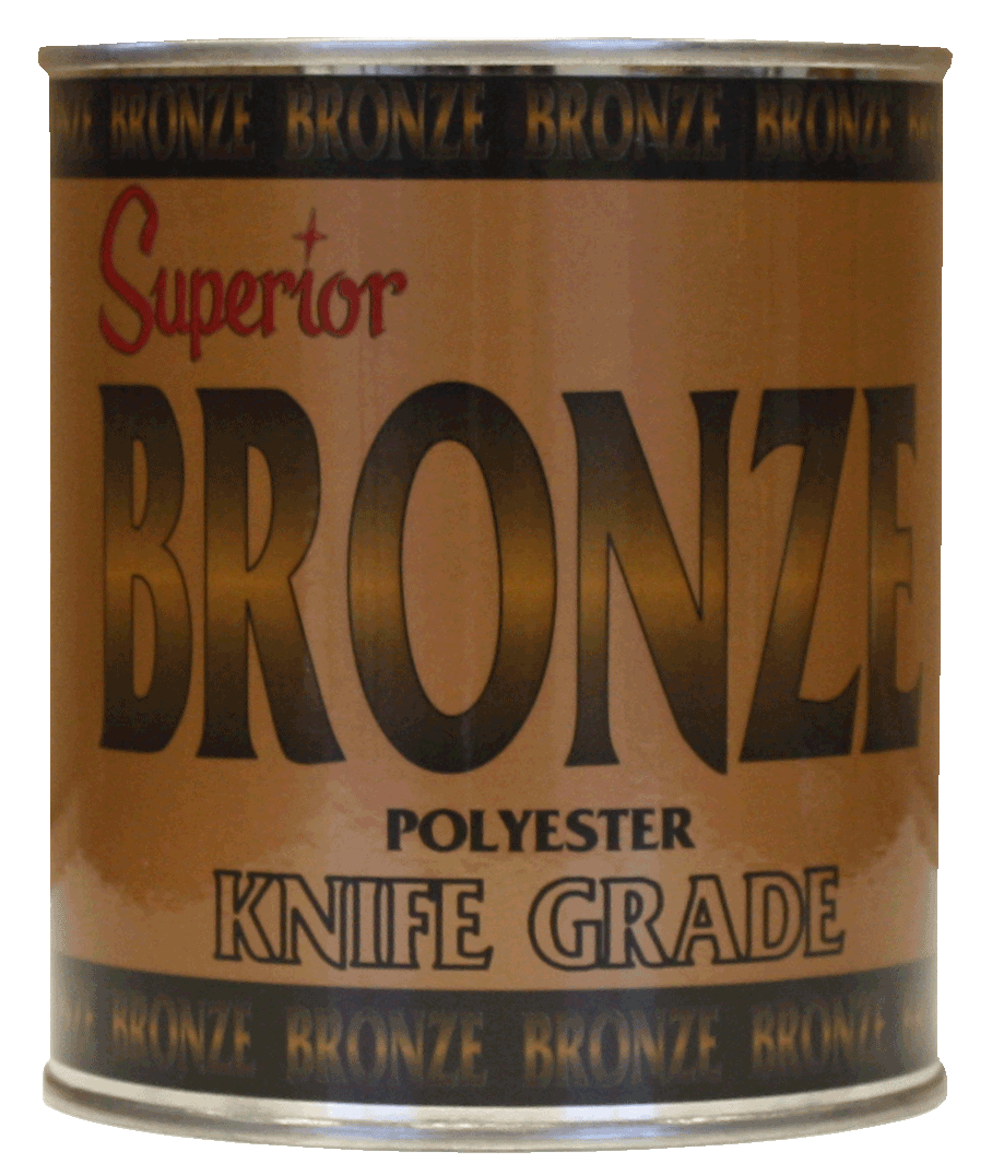 Superior Bronze Polyester Knife Grade Adhesive 200-00760-10 Superior Stone Products Quart