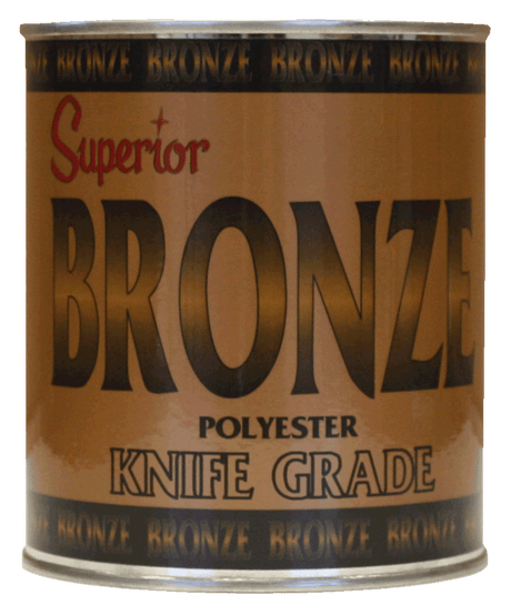 Superior Bronze Polyester Knife Grade Adhesive 200-00760-10 Superior Stone Products Quart
