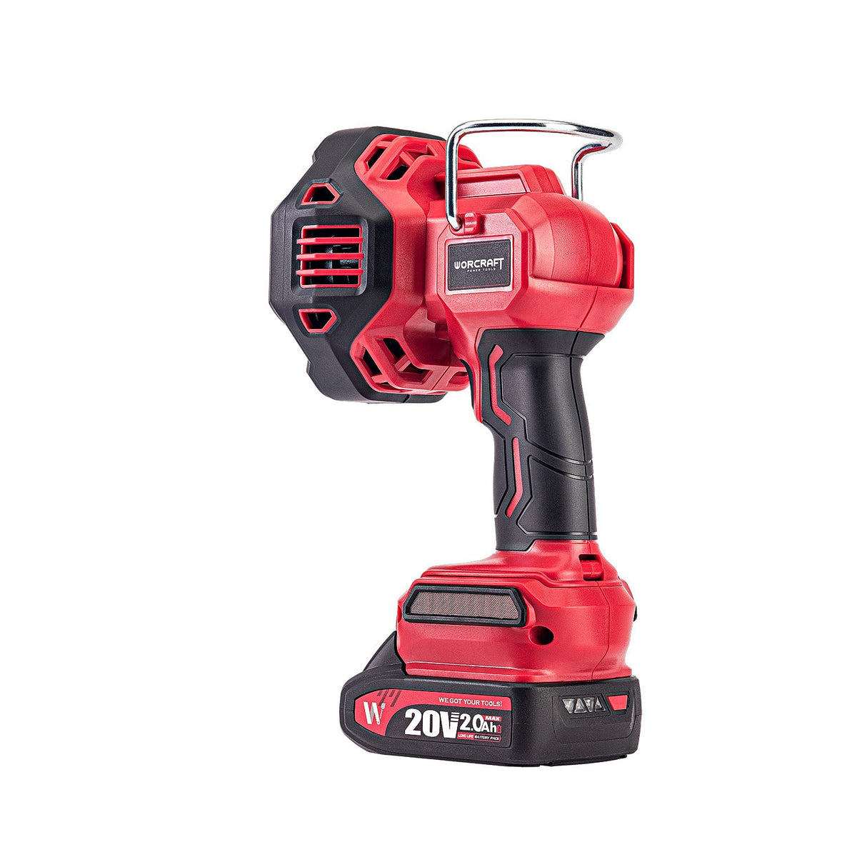 WorCraft 20V Cordless LED Spotlight Kit with 2.0Ah Battery Option & Charger Worcraft USA