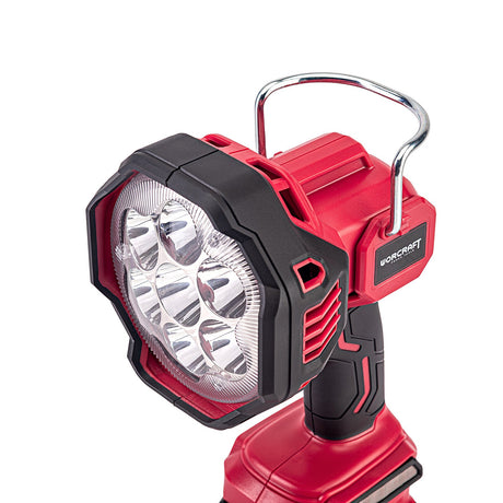 WorCraft 20V Cordless LED Spotlight — 2,500 Lumen, 500m Beam Worcraft USA