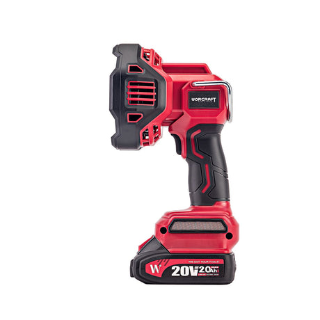 WorCraft 20V Cordless LED Spotlight Kit with 2.0Ah Battery Option & Charger Worcraft USA