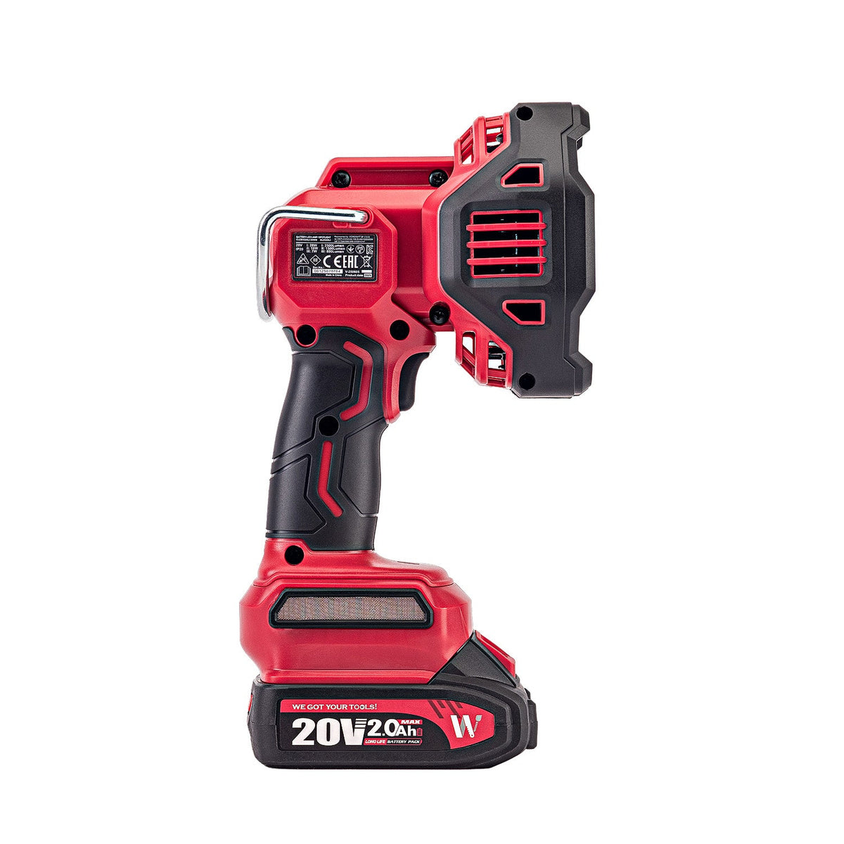 WorCraft 20V Cordless LED Spotlight Kit with 2.0Ah Battery Option & Charger Worcraft USA