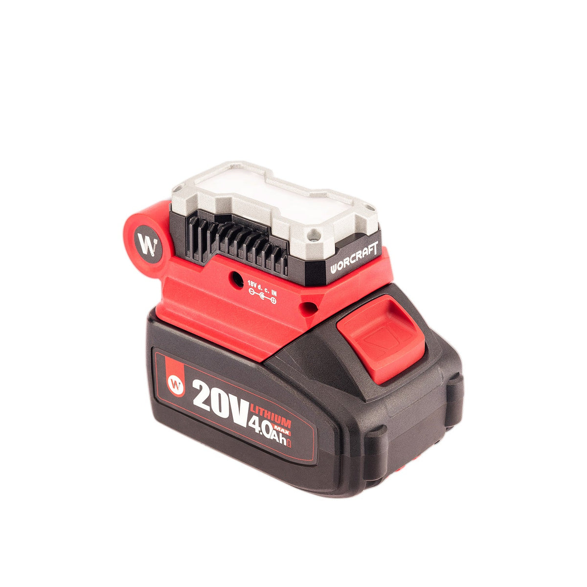 WorCraft 20V Battery USB Adapter & LED Work Light Kit with 2.0Ah Battery Options & Charger Worcraft USA