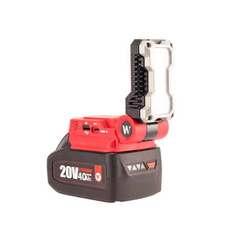 WorCraft 20V Battery USB Adapter & LED Work Light (CUA-S20Li) Worcraft USA