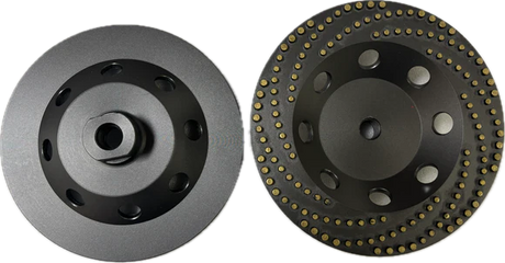 Brazed Segmented Cup Wheel CWV07A1HT Diamond Tool Store 7" 5-8/11 Thread