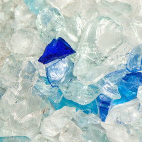 Tumbled Landscape Glass - Multi-color LCARIBBS-1 American Specialty Glass Caribbean Mix Small (1/4" - 1/2") - Fire Glass 1 LB
