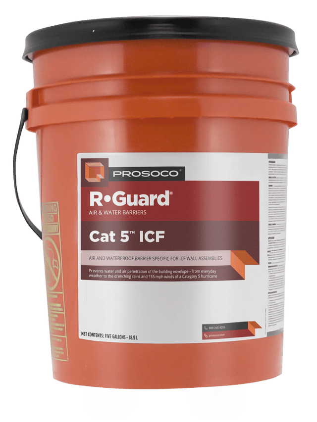 R Guad Cat 5 ICF Fluid Applied Air & Water Barrier Membrane Prosoco