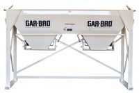 Gar-Bro 3642-C Center Discharge Floor Hopper Dual Gate 2.4 CY Gar-Bro