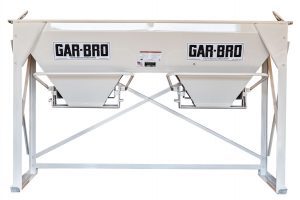 Gar-Bro 3642-C Center Discharge Floor Hopper Dual Gate 2.4 CY Gar-Bro