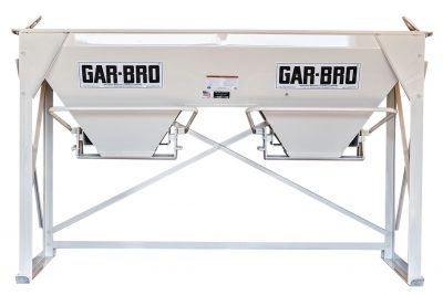 Gar-Bro 3642-C Center Discharge Floor Hopper Dual Gate 2.4 CY Gar-Bro