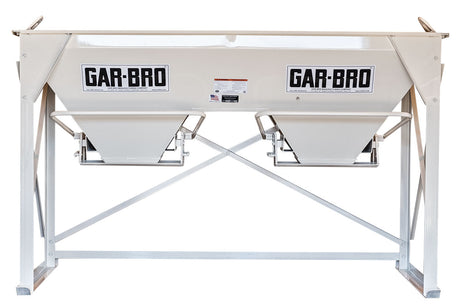 Gar-Bro 3642-C Center Discharge Floor Hopper Dual Gate 2.4 CY Gar-Bro