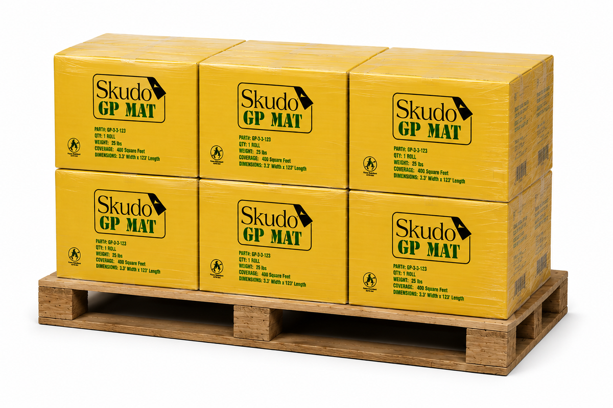 All-Terrain Mat - Pallet of 6 Units AT-3KT-3.3-33-YELLOW-logo - Pallet Skudo Yellow