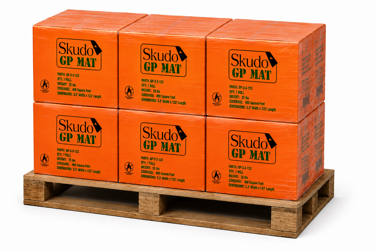 All-Terrain Mat - Pallet of 6 Units AT-3KT-3.3-33-ORANGE - Pallet Skudo Orange