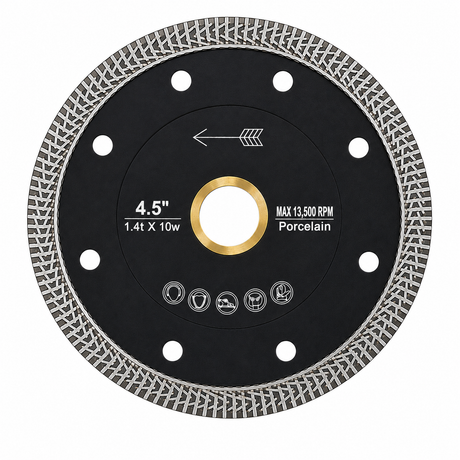 Mesh Porcelain Tile Blade (Super Premium) MPT4.5s Diamond Tool Store 4.5"
