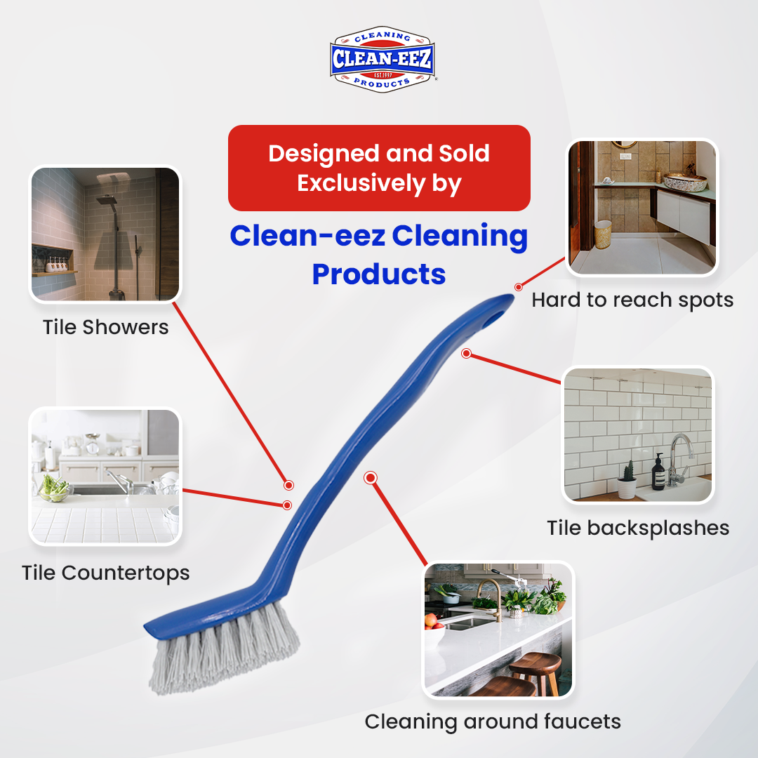 V-Shaped Handheld Grout Brush Clean-eez