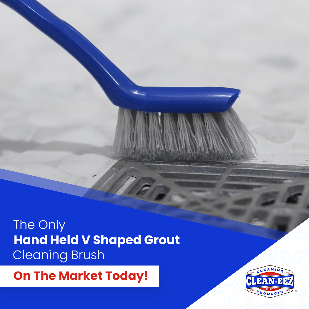 V-Shaped Handheld Grout Brush Clean-eez