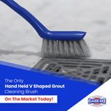 V-Shaped Handheld Grout Brush Clean-eez