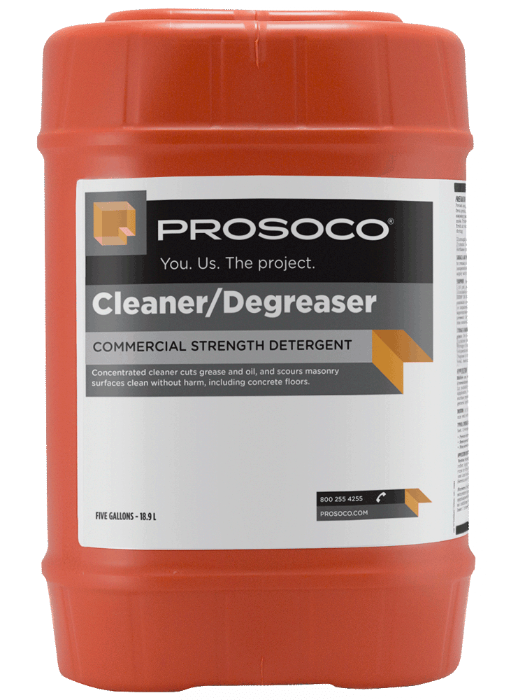 Cleaner/Degreaser Commercial-Strength Detergent 46015-05GAL Prosoco 5 Gallon
