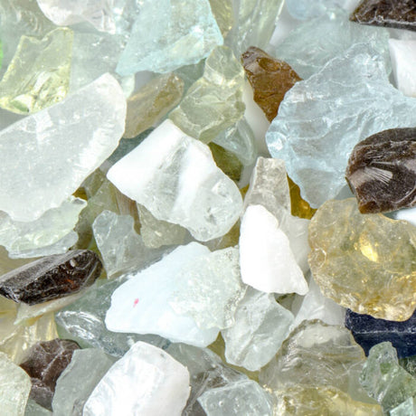Tumbled Landscape Glass - Multi-color American Specialty Glass