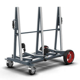 Abaco Double Sided Slab Buggy DSBG1320P-B Abaco Machines 1320 Pneumatic Tires - Black Rubber