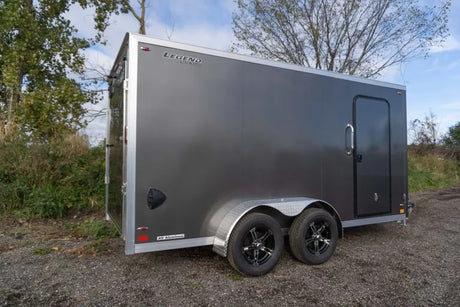 Flat Top V-Nose Aluminum Enclosed Cargo Trailer Legend Trailers
