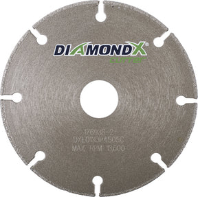 Diamond X Cutter Small Diameter DXE0130P4505C Diamond X 4.5"