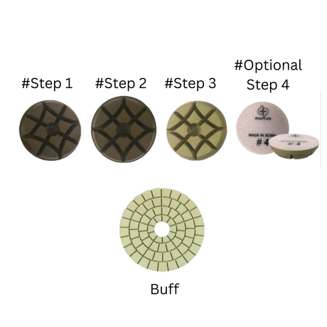 Dia plus 3 Step Concrete Pads DPK-CRP1 Dia Plus Step 1