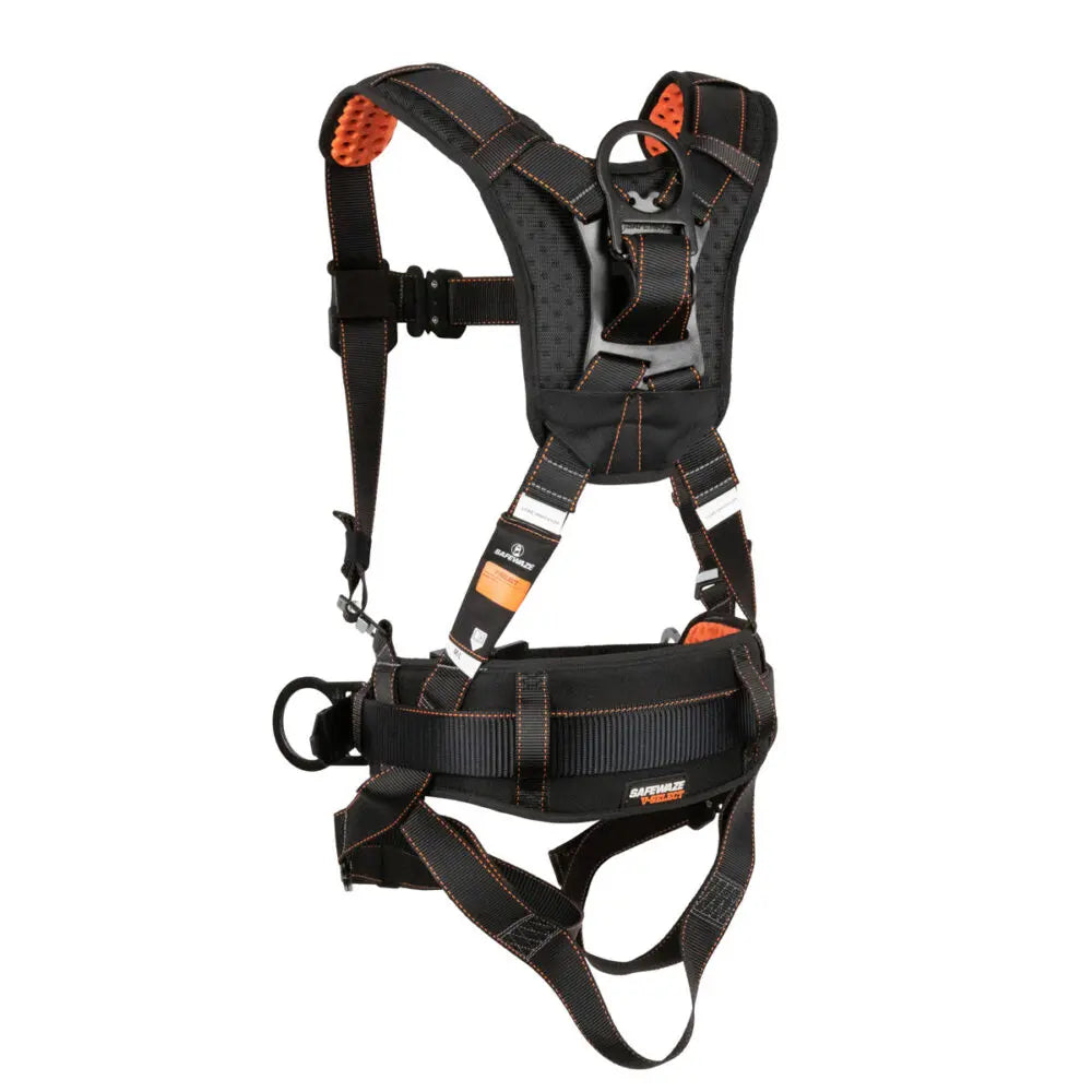 V-Select Construction Harness: 3D, QC Chest/Legs Safewaze