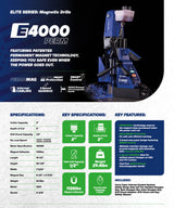 Unibor E4000 Perm Magnetic Drill Unibor