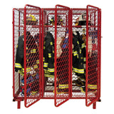Double Sided Freestanding Red Rack Ready Rack