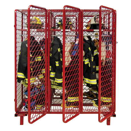 Double Sided Freestanding Red Rack Ready Rack