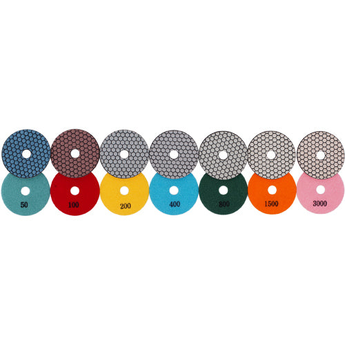 Standard Dry Standard Polishing Pads, Hexagon Type - EPPD(2) Diamond Tool Store