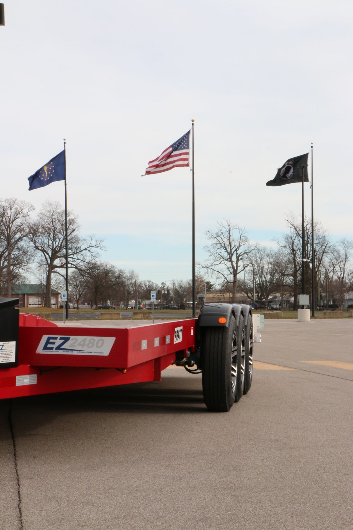 EZ-RAMP Utility Trailer 2480GNE Pratt Utility