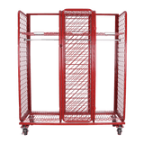 Single Sided Mobile Red Rack 18"/20"/24" Ready Rack