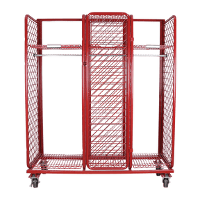 Single Sided Mobile Red Rack 18"/20"/24" Ready Rack