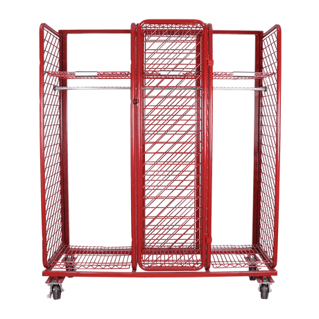 Single Sided Mobile Red Rack 18"/20"/24" Ready Rack
