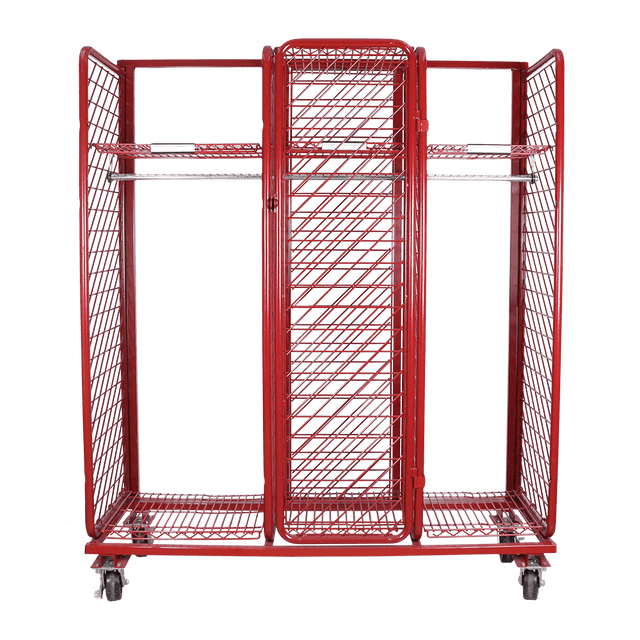 Single Sided Mobile Red Rack 18"/20"/24" Ready Rack