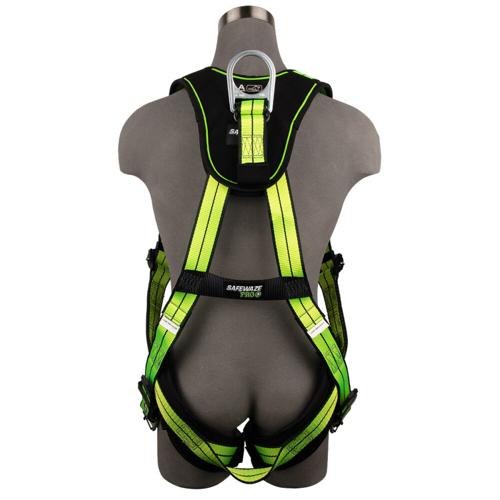 PRO+ Full Body Harness: 1D, QC Chest, TB Legs Safewaze