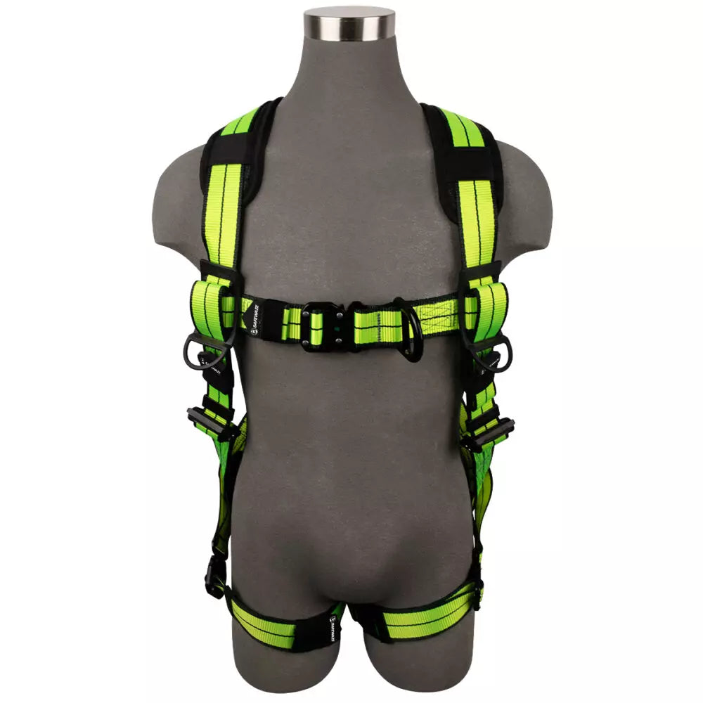 PRO+ Full Body Harness: 1D, QC Chest, FD, QC Legs Safewaze