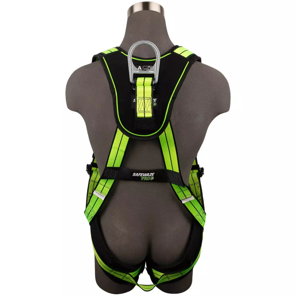 PRO+ Full Body Harness: 1D, QC Chest, FD, QC Legs Safewaze